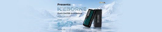 AFUL ICEBORNE World's First Fully Handcrafted Resin Material Portable DAC/AMP